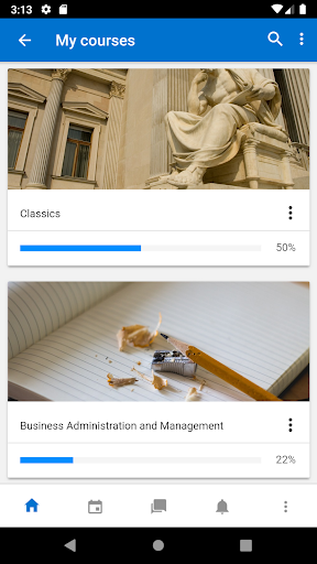 Android application UB Campus Virtual screenshort