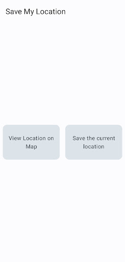 Android application RecordMyLocation screenshort
