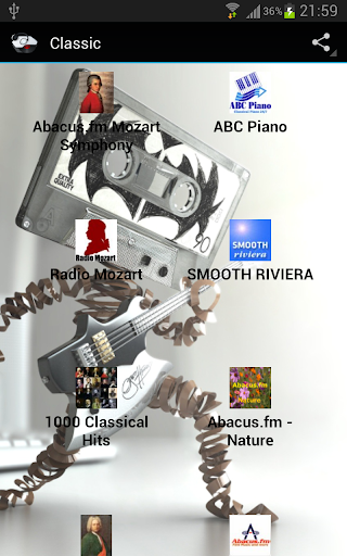 Android application Classic Music screenshort
