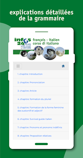 cours ditalien Screen 2