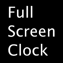 Icoonafbeelding voor Fullscreen Clock