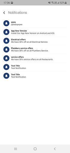Vendor Business Listing App Screen 3