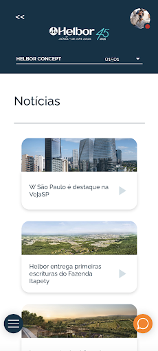 Portal do Cliente Helbor Screen 2