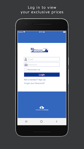 Android application S&J Fisheries screenshort