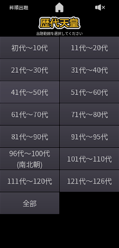 歴代天皇 Screen 2