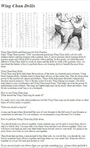 Как тренировать Wing Chun