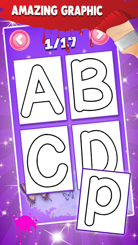 Alphabets Coloring bookのおすすめ画像3