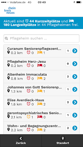 Pflegefinder Rhein-Kreis Neuss Screen 3