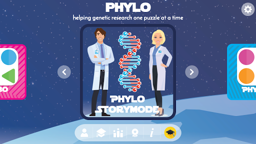 Android application Phylo DNA Puzzle screenshort