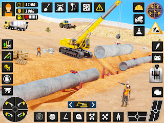 City Road Construction Game 3D - Screenshot 3
