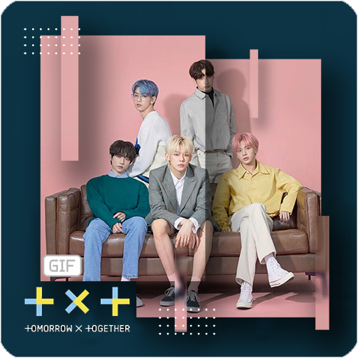 GIFs TXT Wallpaper Kpop 4K logo