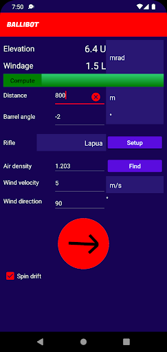 BalliBot Screen 3