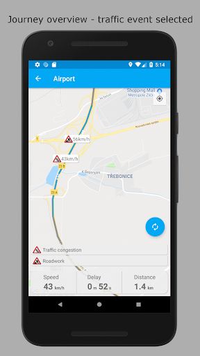 Widget: Traffic jam, Road info Screen 2
