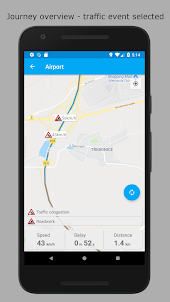 Widget: Traffic jam, Road info