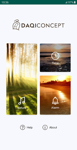 Android application DAQIchirp screenshort