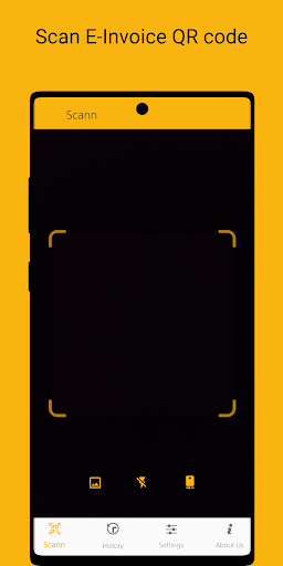 Android application E-Invoice QR Code Reader screenshort