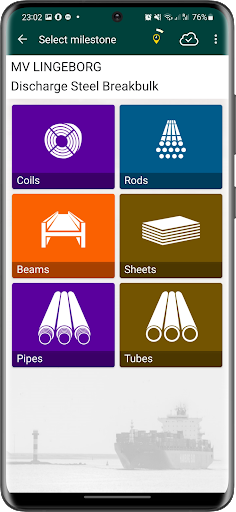 Android application arl Steel Tally screenshort