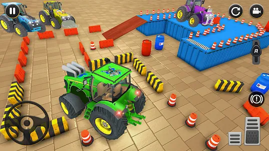 Тракторная парковка игра 3D