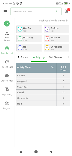 Android application ZenTask screenshort