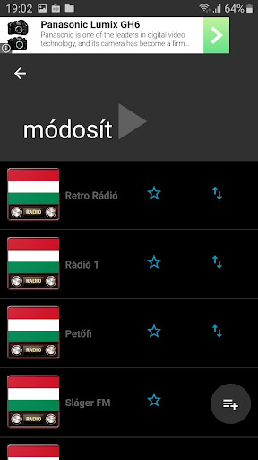Android application Online Rádió Magyarország screenshort