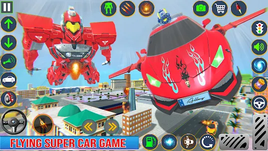 フライングタクシーロボットカーゲーム