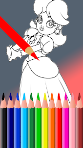 Princess Daisy Coloring Book