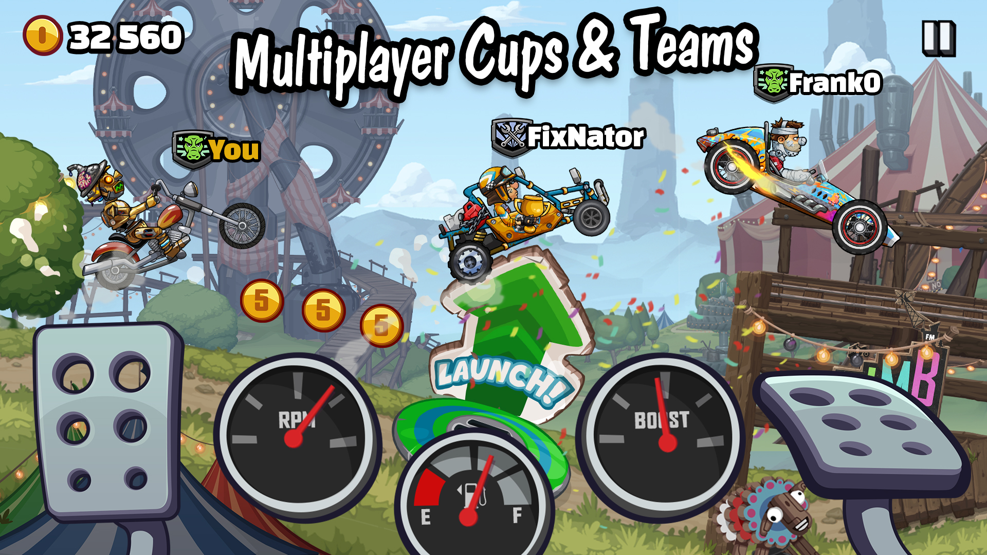 Hill Climb Racing 2 MOD APK (Unlimited Money) v1.72.5 Download Screenshot