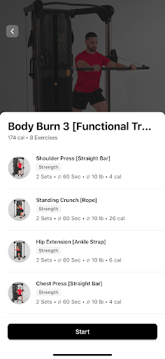 Matrix Home Fitness Screen 3