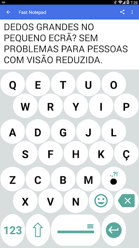 Visualização do aplicativo
