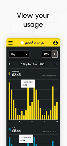 Android application Good Energy screenshort