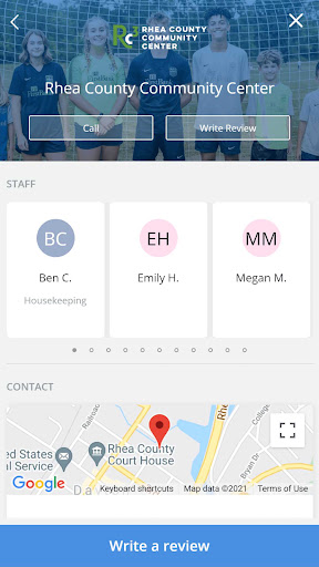Android application Rhea County Community Center screenshort