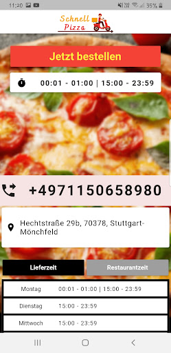 Schnell Pizza Mönchfeld Screen 2