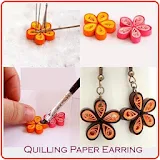 Quilling Paper Earring icon