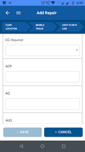 Android application ExpressYard screenshort