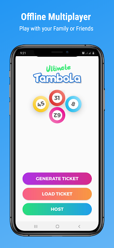 Android application Bingo/Tambola/Housie/Lotto screenshort