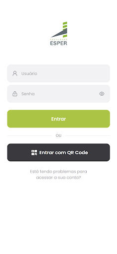 Android application ESPER Aluno Mobile screenshort