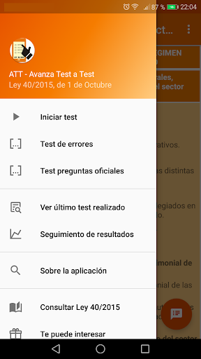 Generador de test Ley 40/2015 Screen 2