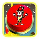 Santa Claus Xmas Banana Jelly Button 2018 icon