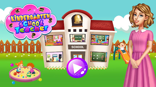 Captura de Pantalla 6 Maestra de kindergarten: juego android