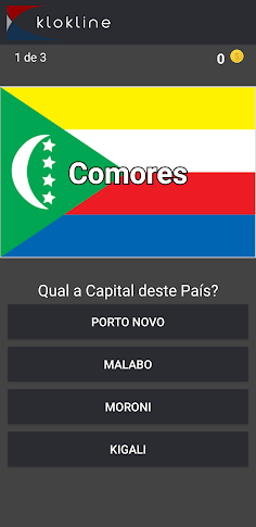 54 Capitais da Africa Desafio - Screenshot 2