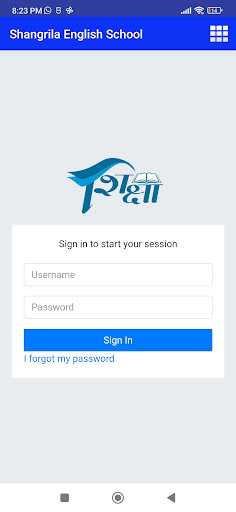 Android application Shangrila English School screenshort