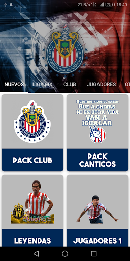 Android application Stickers de Chivas screenshort