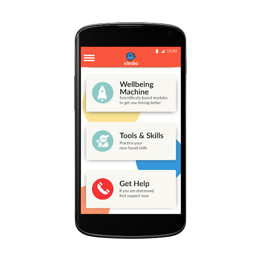 Android application Vimbo Health screenshort