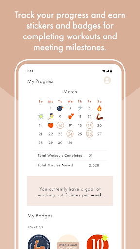 Screenshot of barre3 online