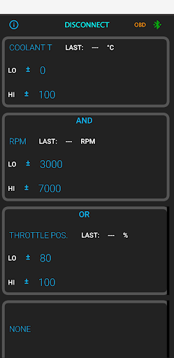 Android application AUTO-REL OBD2 Relay screenshort