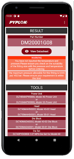 PYPLOK® App Screen 3