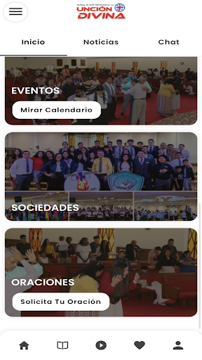 UNCIÓN DIVINA APP Screen 2