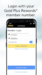 Screenshot 3 Hertz Car Rentals android