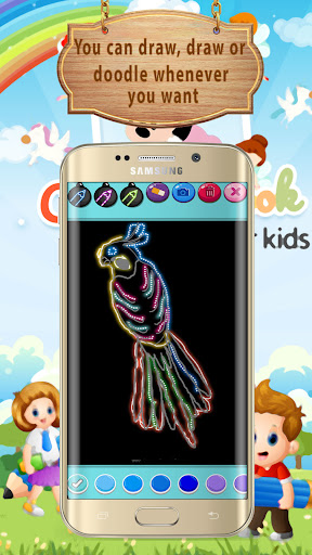 Parrot Coloring Book Screen 3