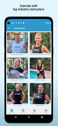 Screenshot of PoolFit